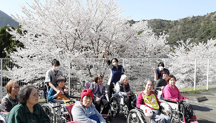 障がい者支援施設での風景