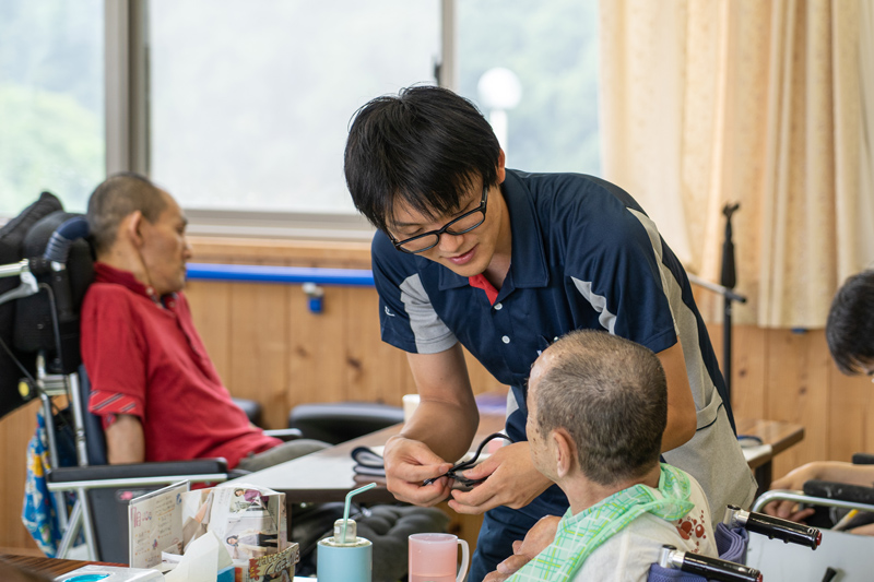 障がい者支援施設　風景